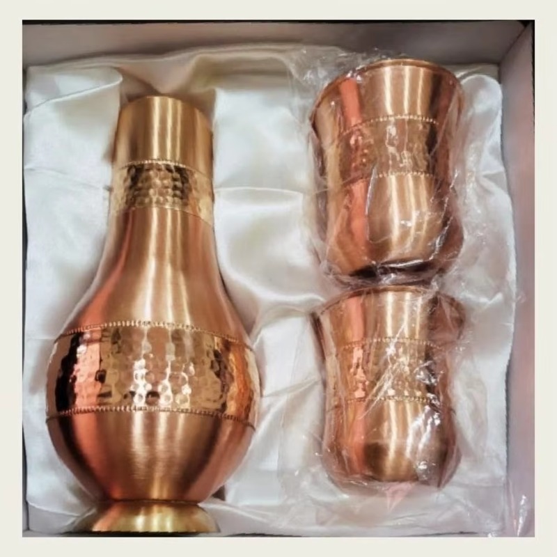 Coffee Tea Water Heater - Jarra de agua de cobre lisa