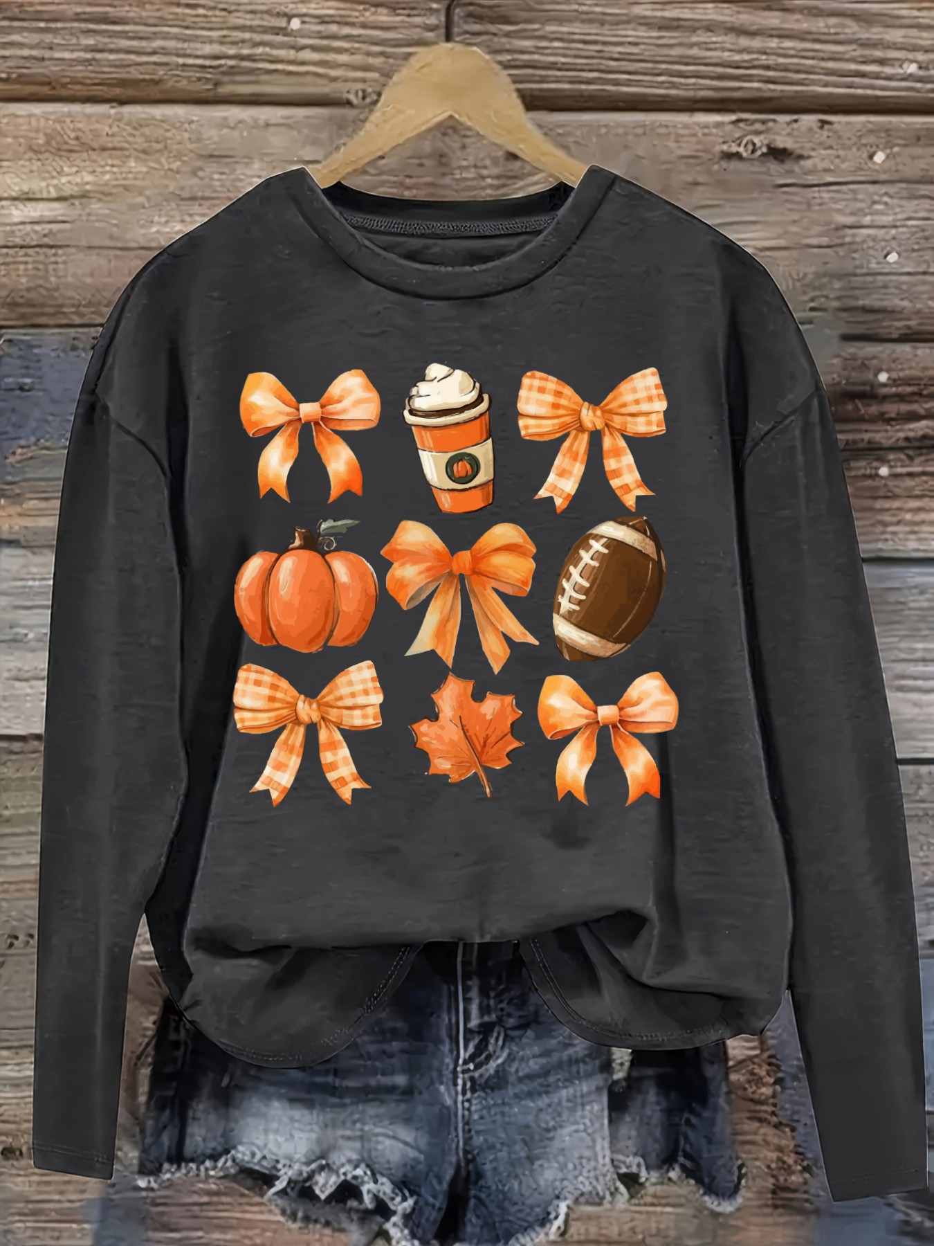 Camiseta casual de manga larga - Coffee&Tea House Menu reseña y precio