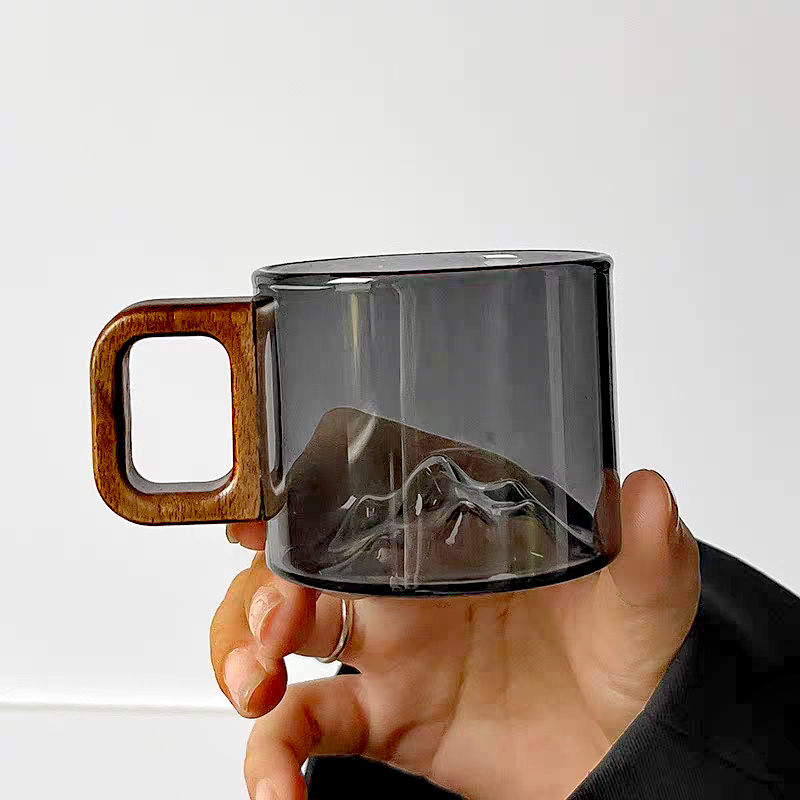 Taza de café de vidrio con man - Coffee Tea Pictures reseña y precio