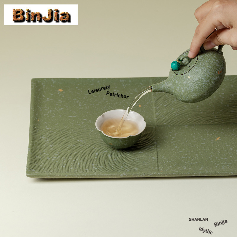 Bandeja de té Rectangular de c - Coffee Tea In Chinese reseña y precio