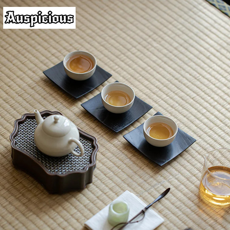 Posavasos Retro de madera maci - Coffee Tea In Chinese reseña y precio