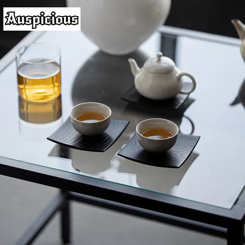 Posavasos Retro de madera maci - Coffee Tea In Chinese reseña y precio