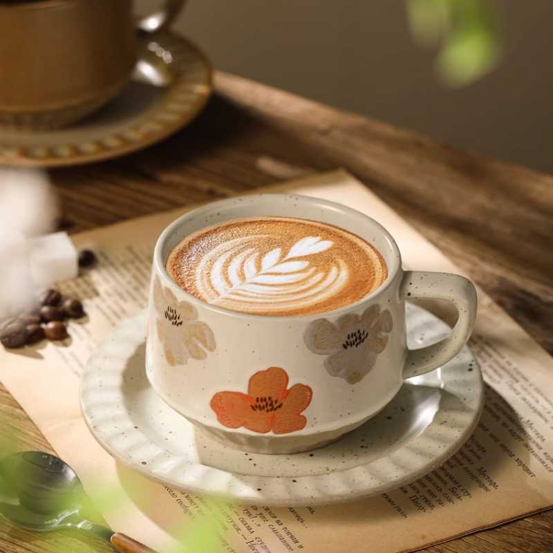 Taza de cerámica Retro, juego  - Coffee Tea Catering reseña y precio