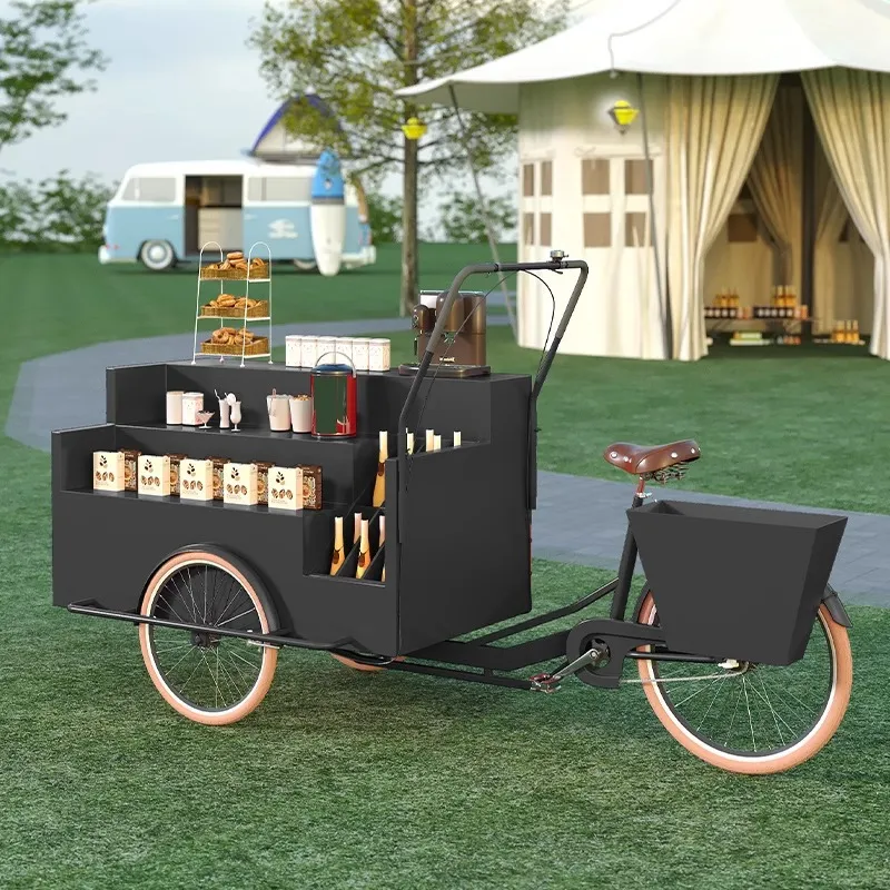 Triciclo Móvil con Exhibidor,  - Coffee Tea Vendor reseña y precio