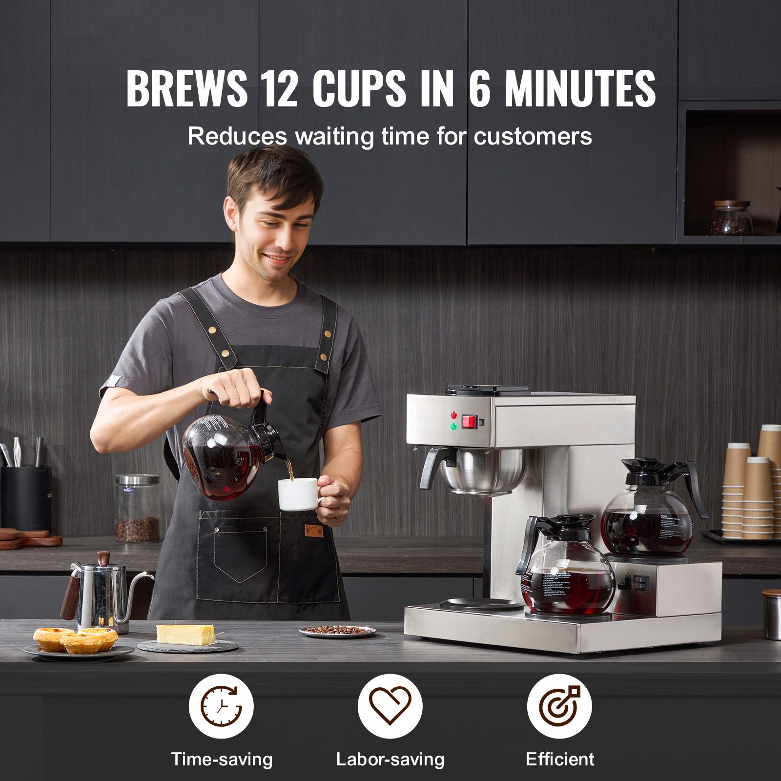 Cafetera de goteo comercial de - Coffee&Tea House Menu reseña y precio