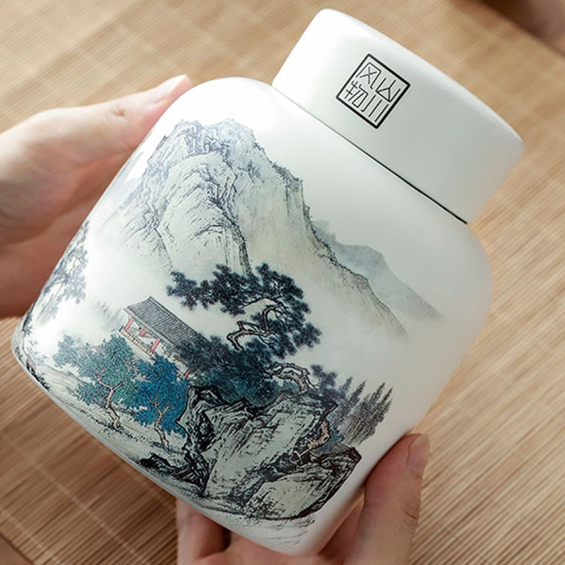 Tetera de paisaje chino con ta - Coffee Tea In Chinese reseña y precio
