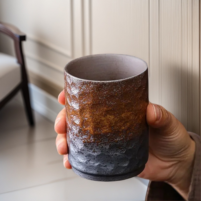 Taza de gres china hecha a man - Coffee Tea In Chinese reseña y precio