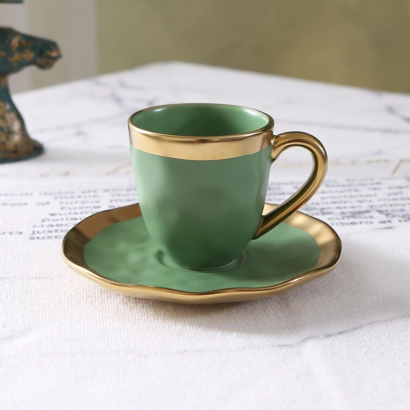 Juego de platos y tazas de caf - Coffee Tea Catering reseña y precio