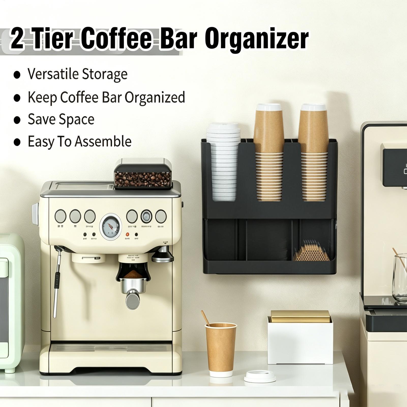 Organizador de barra de café c - Tea Coffee Set Up reseña y precio